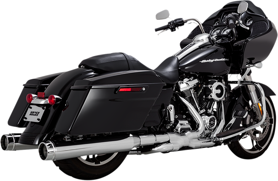 Vance & Hines Torquer 450 Exhaust 4.5" Mufflers for 1995-16 Harley Touring 16673