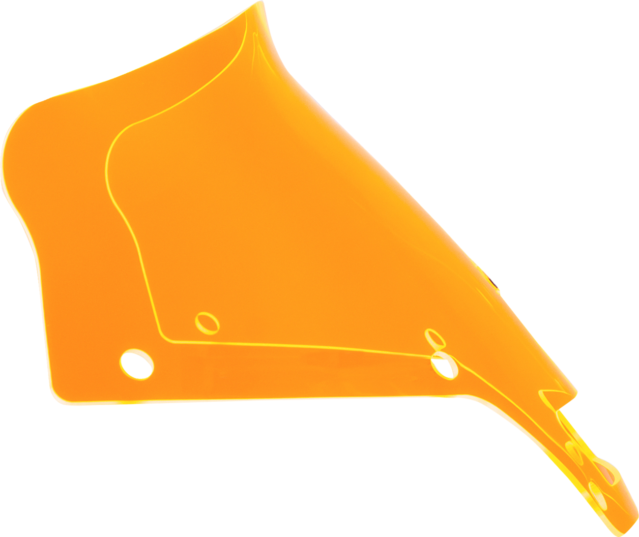 Klock Werks Ice Flare 6" Orange Windshield 2022-2026 Harley Softail Low Rider ST