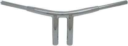 Drag Specialties 8" Chrome Radius T-Bar Handlebars for Harley Davidson