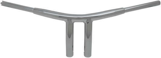 Drag Specialties 8" Chrome Radius T-Bar Handlebars for Harley Davidson