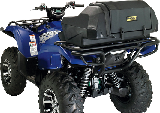 Moose Utility Black ATV Lockable Latch Rear Helmet Storage Rack Trunk & Seat