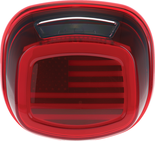 Kuryakyn LED Red Tracer Flag Taillight fits 1999-2022 Harley Touring Softail XL