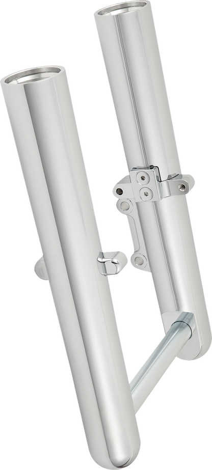 Arlen Ness Hot Legs Chrome Single Disc Smooth Fork Legs 2024-2026 Harley Touring