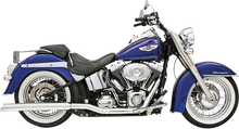 Bassani Slash Down Slip on Exhaust Mufflers for 1989-2017 Harley Softail Models