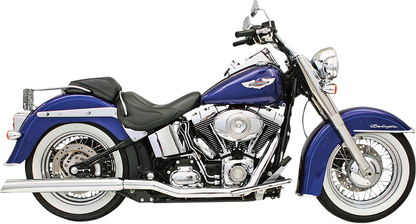 Bassani Slash Down Slip on Exhaust Mufflers for 1989-2017 Harley Softail Models