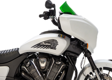 Klock Werks 9" Green Flare Windshield fits 2025-2026 Indian Powerplus Models