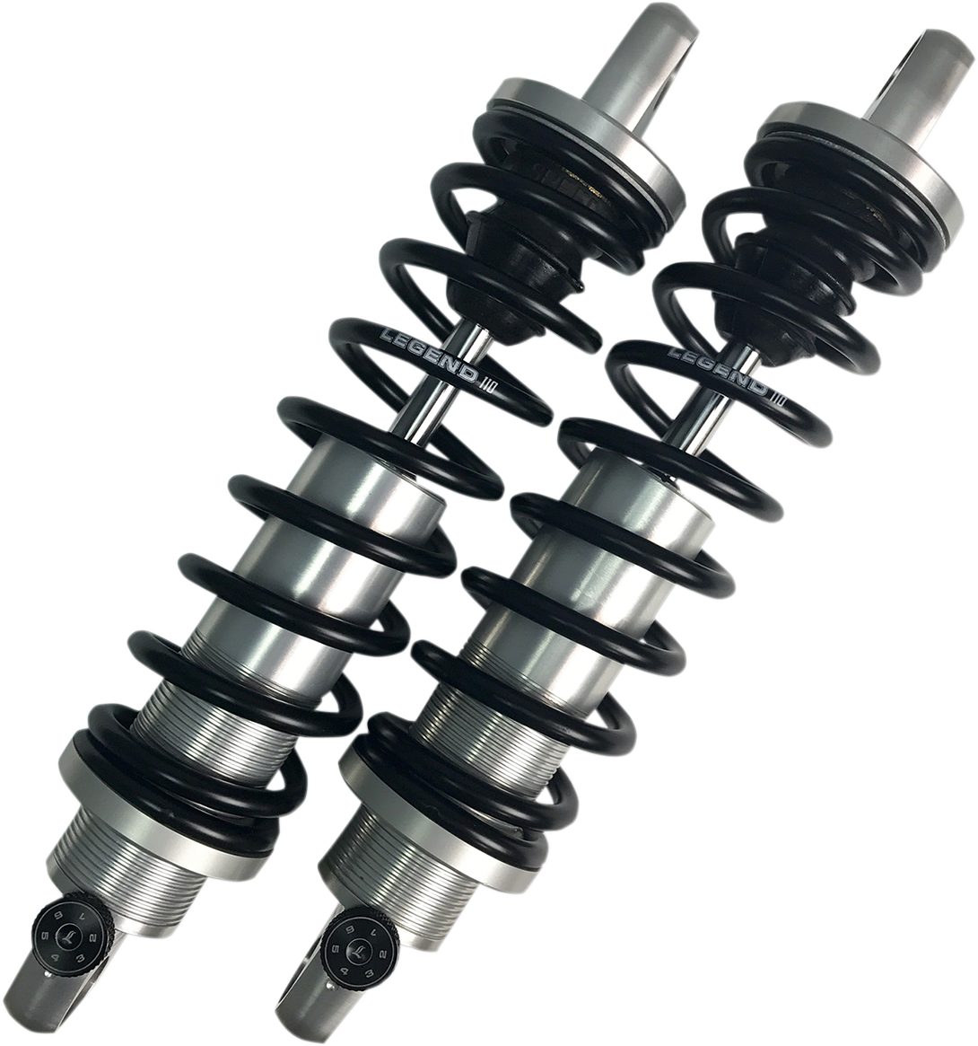 Legend Revo-A Standard 12" Rear Shocks for 2004-2022 Harley Sportster XL XLN