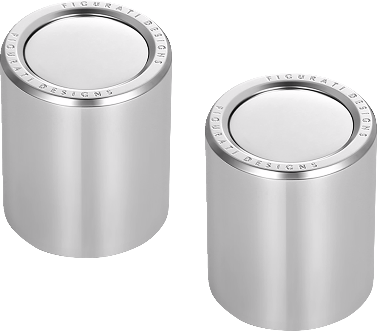 Figurati Designs Smooth Short Magnetic Docking Hardware Covers for Harley