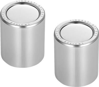 Figurati Designs Smooth Short Magnetic Docking Hardware Covers for Harley