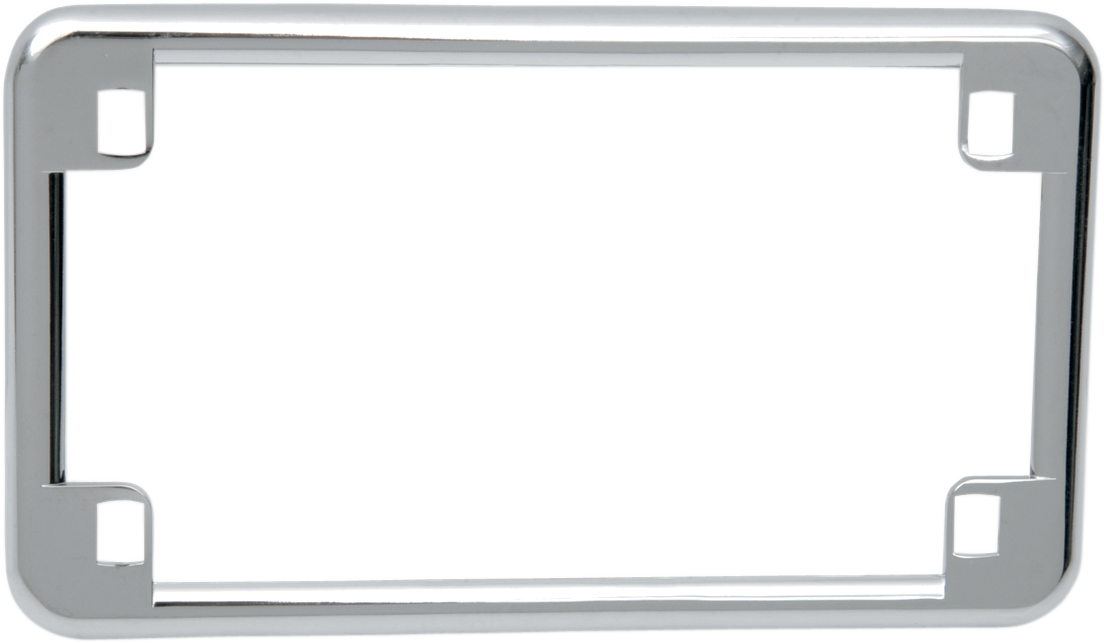 Drag Specialties Chrome Universal Motorcycle License Plate Frame fits Harley