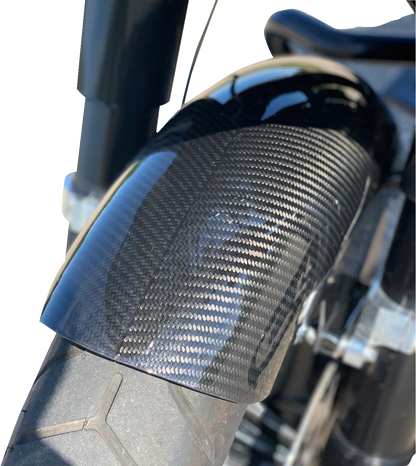 Slyfox Bolt On Carbon Fiber Front Fender 19" for 2014-2022 Harley Touring
