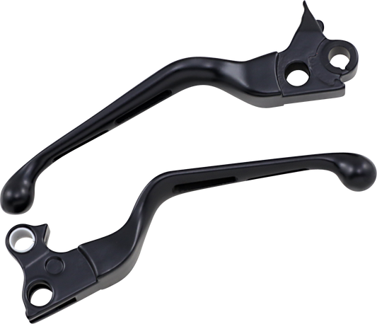 Drag Specialties Slotted Handlebar Lever Set fits 1996-2017 Harley Dyna Touring