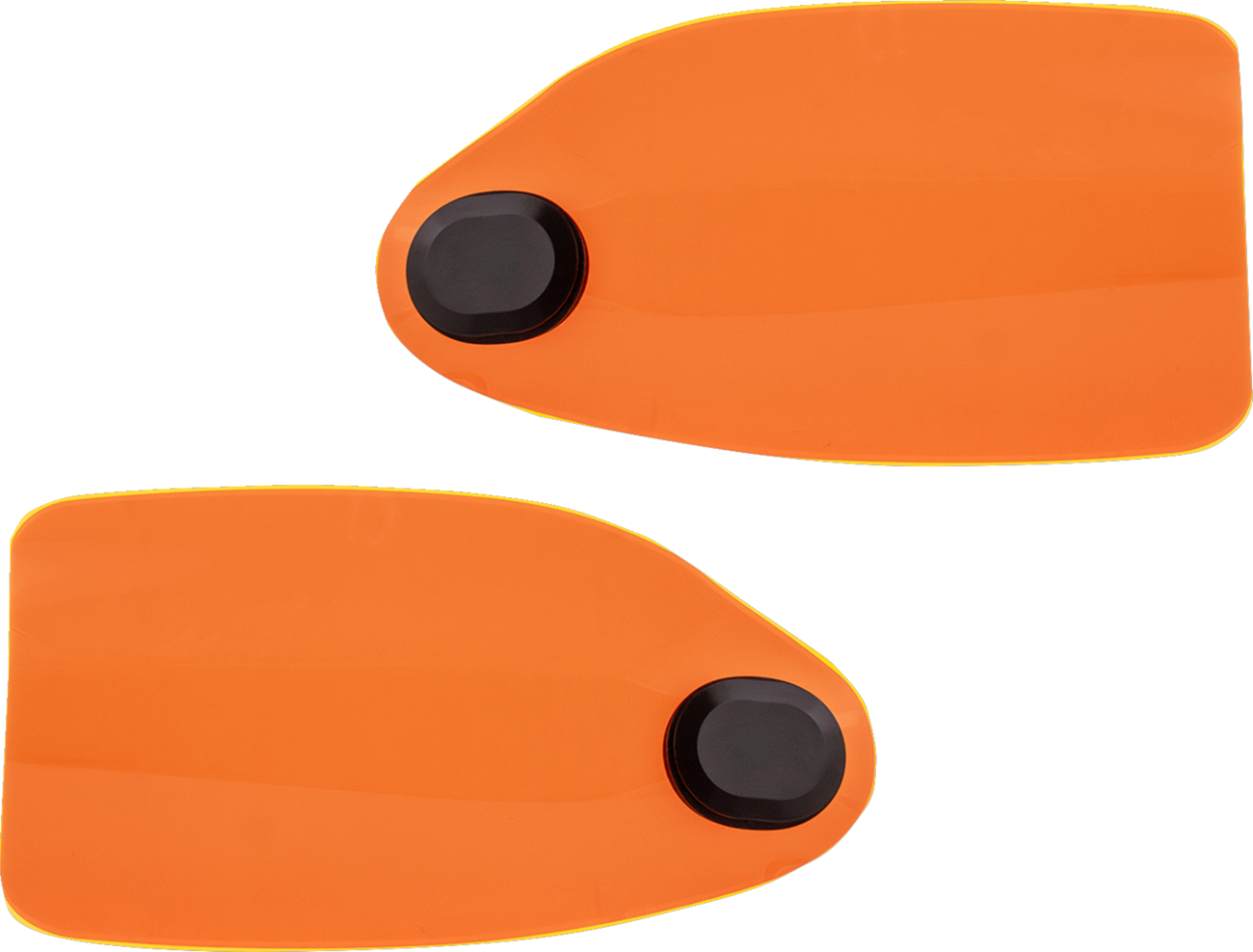Klock Werks Orange Ice Flare Hand Guards for 2014-25 Indian Challenger Chieftain