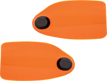 Klock Werks Orange Ice Flare Hand Guards for 2014-25 Indian Challenger Chieftain