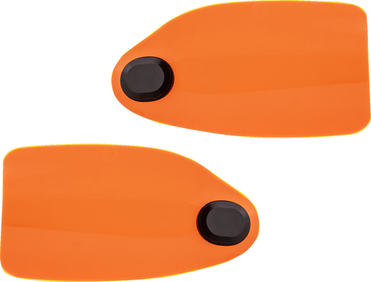 Klock Werks Orange Ice Flare Hand Guards for 2014-25 Indian Challenger Chieftain