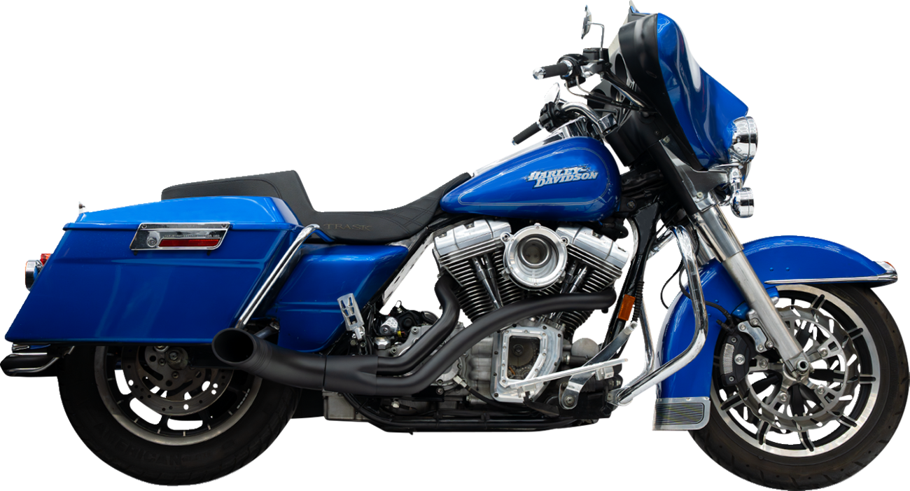 Trask Up Yours 2-1 Black Exhaust System fits 1999-2016 Harley Touring TM-5740BK