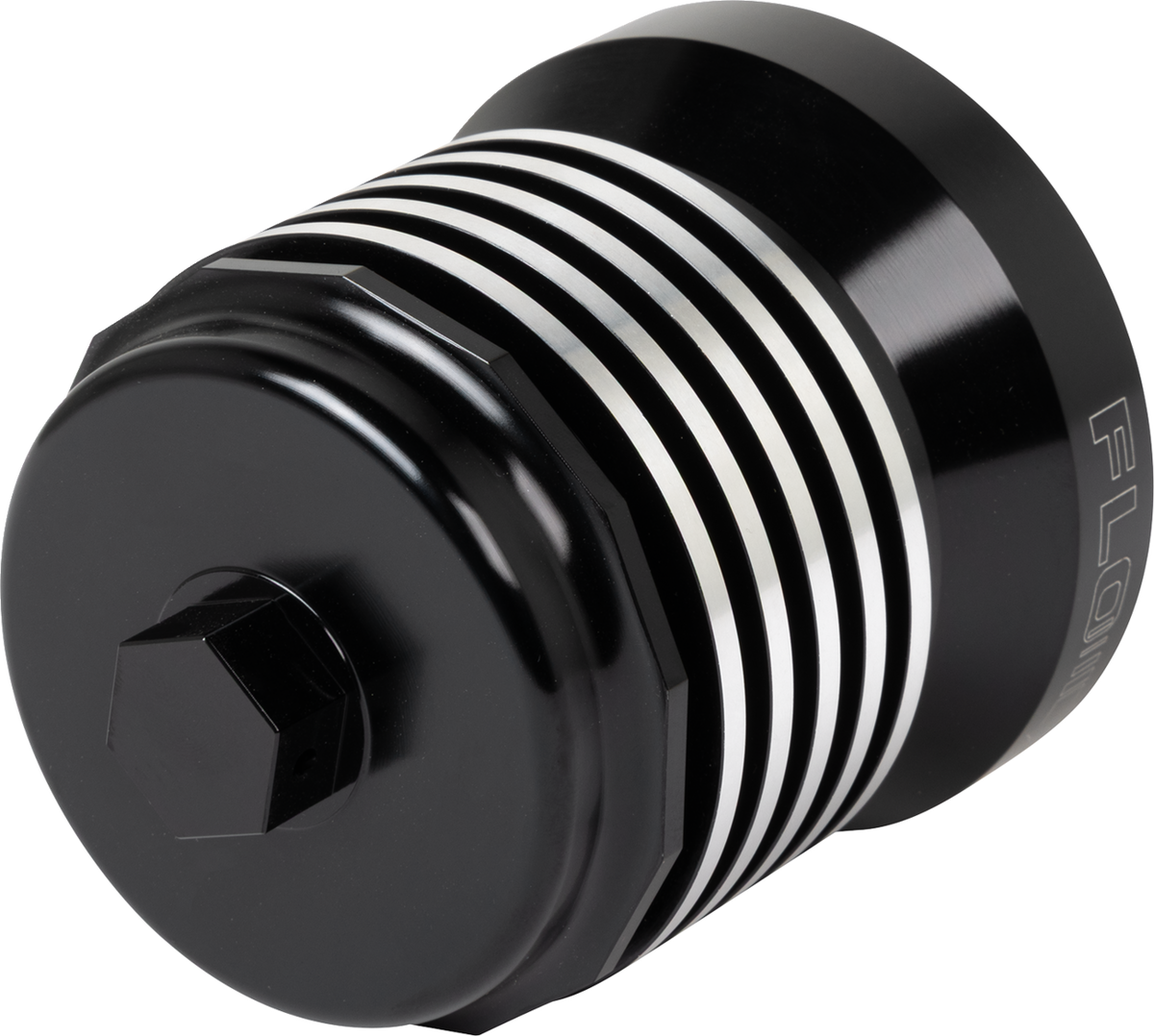 PC Racing Flo Black Reusable 304 Stainless Steel Oil Filter 1984-26 Harley