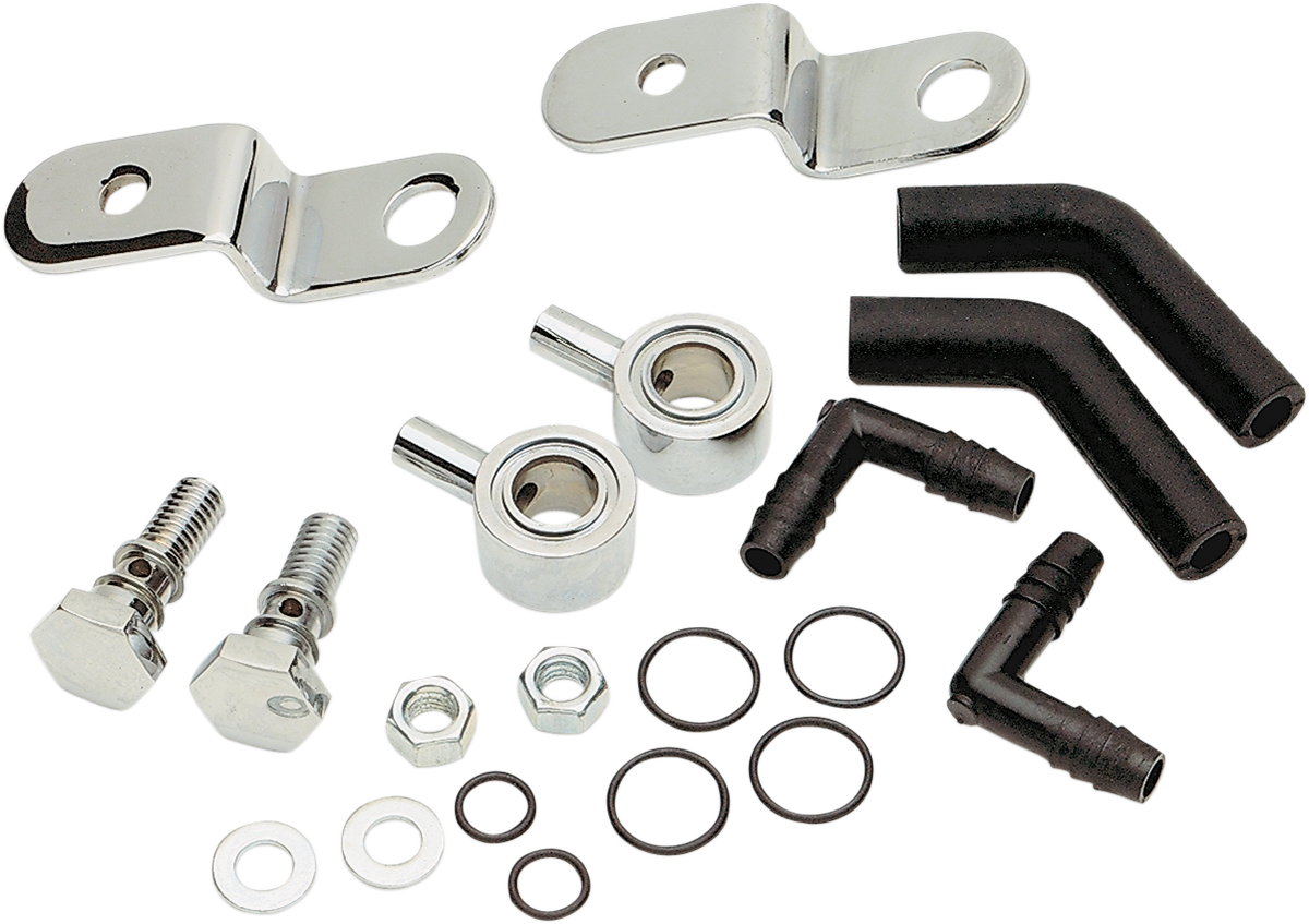 Mikuni HSR Carburetor Head Breather Kit 1999-2006 Harley Dyna Touring Softail