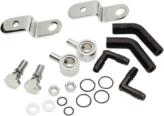 Mikuni HSR Carburetor Head Breather Kit 1999-2006 Harley Dyna Touring Softail