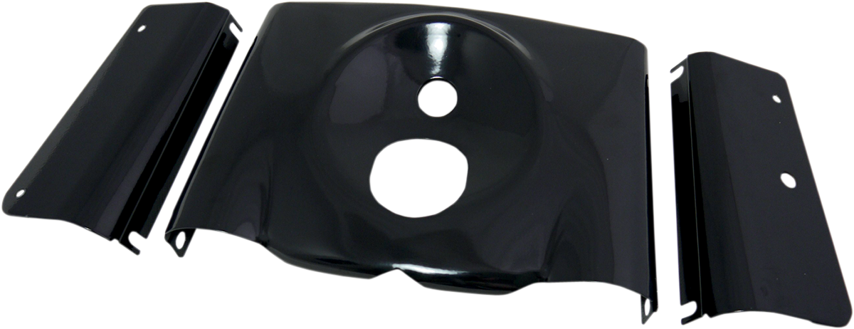 Drag Specialties Smooth Black Front Fork Tins 1986-17 Harley Softail FLSTF FLSTN