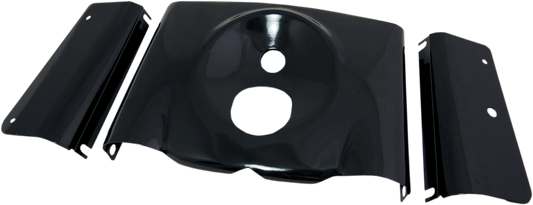 Drag Specialties Smooth Black Front Fork Tins 1986-17 Harley Softail FLSTF FLSTN