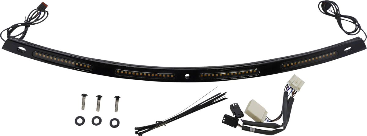 Custom Dynamics LED Batwing Fairing Windshield Trim 1996-2005 Harley Touring