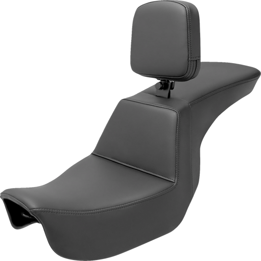 Saddlemen Tour Step Up Gel Seat & Backrest fits 2006-17 Harley Dyna 806-04-194BR