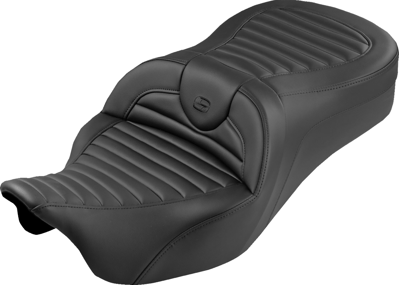 Saddlemen Roadsofa King Tuck N Roll Stitch Gel Seat for 2008-2025 Harley Touring