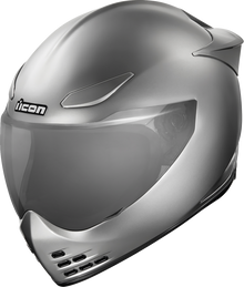 Icon Domain Cornelius Silver Unisex Adult Motorcycle Street Full Face Helmet