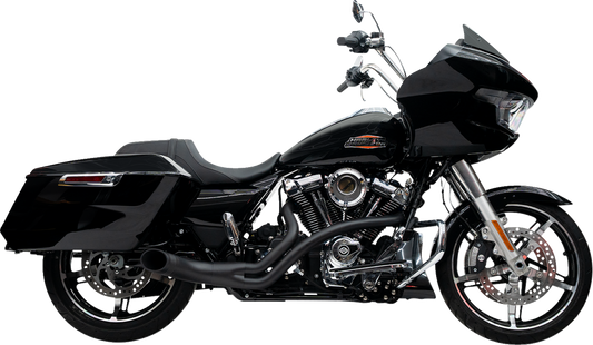 Trask Up Yours 2-1 Black Exhaust System fits 2017-2025 Harley Touring TM-5760BK
