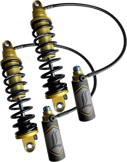 Legend REVO ARC Remote Reservoir 14" Standard Rear Shocks 2009-13 Harley Touring