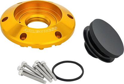Arlen Ness Gold Pop Up Gas Fuel Cap fits 2023-2026 Harley Street Road Glide M8
