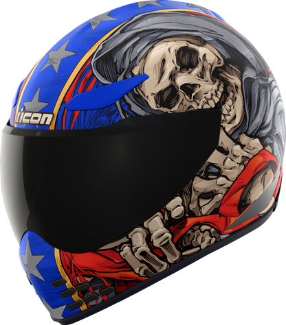 Icon Domain Revere Glory Unisex Adult Motorcycle Street Race Full Face Helmet
