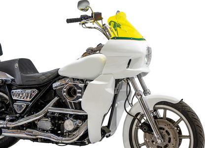 Klock Werks Flare 12.5" Yellow Ice Windshield fits Saddlemen S-RT Mini Fairing