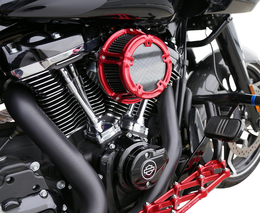 Arlen Ness Red Method Clear Series Air Cleaner Filter for 2023-2025 Harley M8