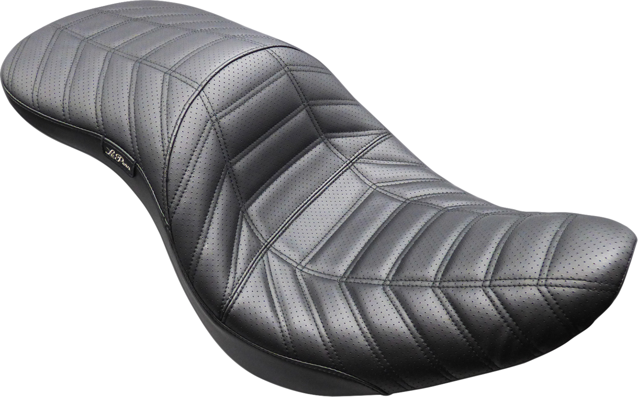 Le Pera Maverick Daddy Long Leg Track Pleated Seat for 2018-2025 Harley Softail
