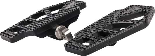 Thrashin Apex Mini Front/Rear Black Floorboards for 1957-2017 Harley Davidson