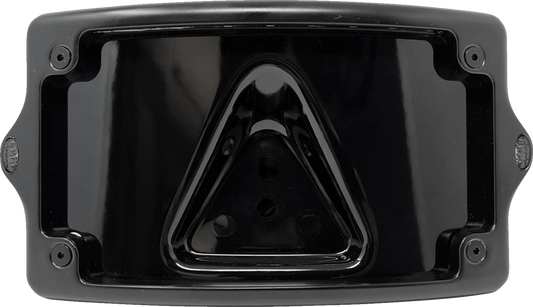 Kodlin Elypse Black Curved LED License Plate Kit for 3-Hole Mount Harley Models