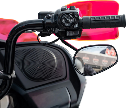 Klock Werks Flare Pink Ice Hand Guards fits 2002-2025 Harley Hydraulic Clutch