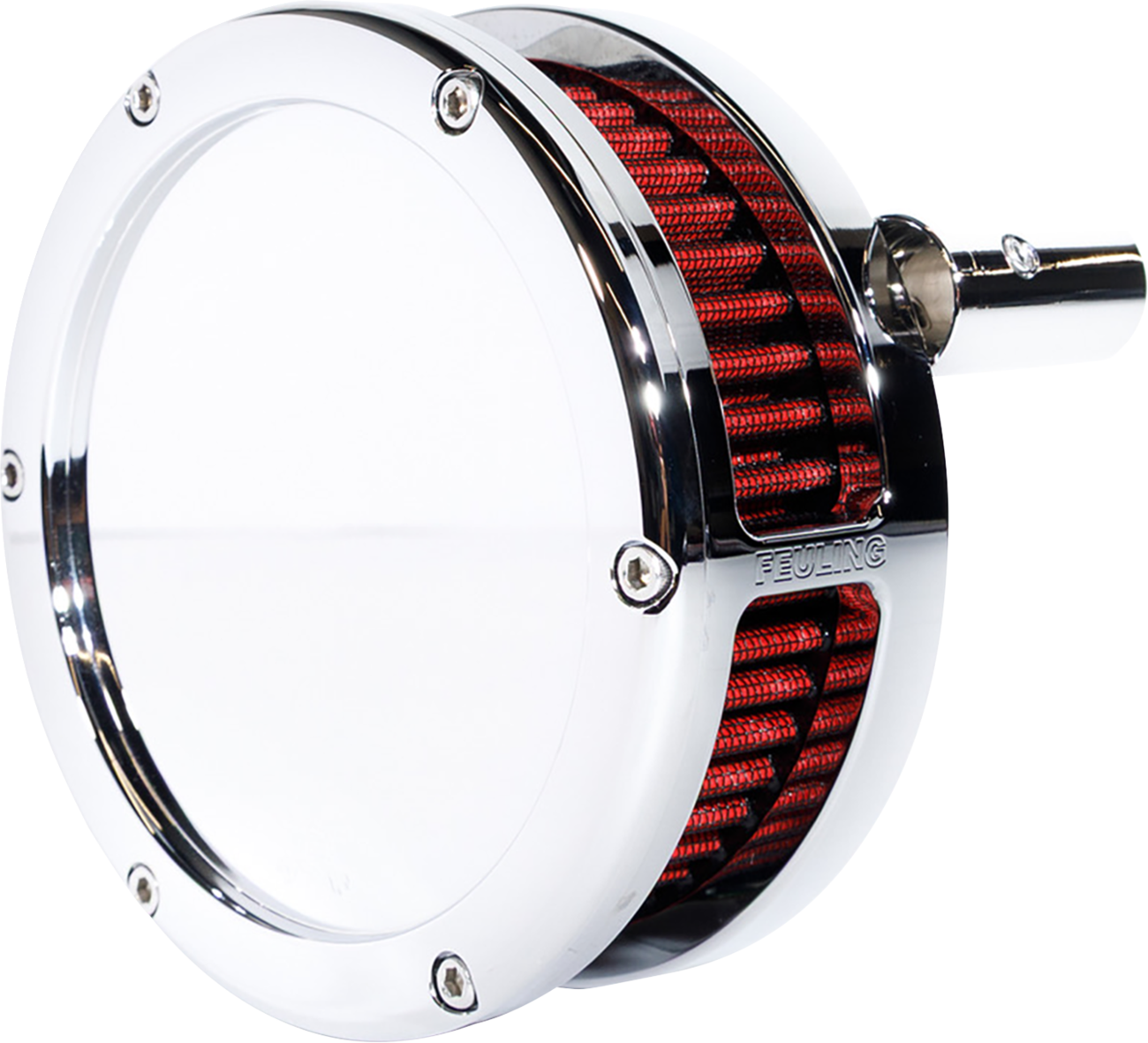 Feuling BA Slim Solid Chrome Air Filter Kit fits 2008-17 Harley Touring Softail