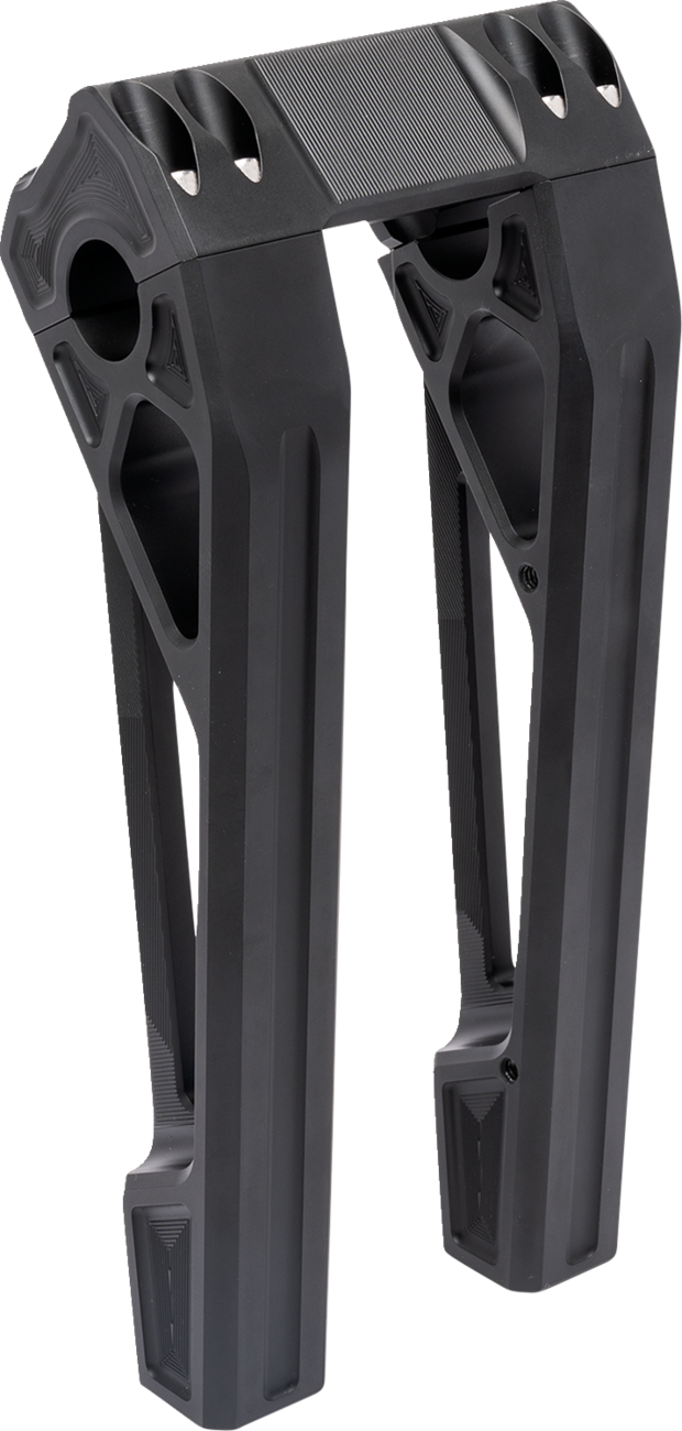 Kodlin Fastback Black 10" Straight Handlebar Risers for 2018-2024 Harley Softail