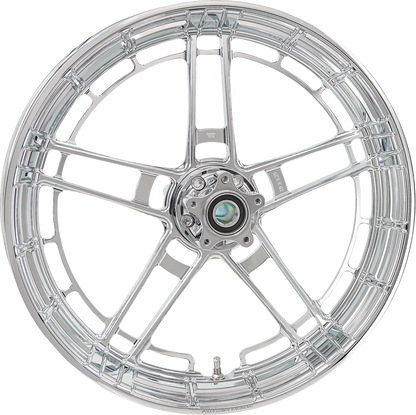 Arlen Ness Flatline Chrome 21" x 3.5" Front Motorcycle Wheel for Harley Davidson