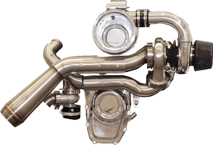 Trask  Brushed Tornado Turbo Performance Kit for 2017-2023 Harley Davidson M8