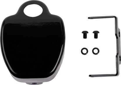 Drag Specialties Black Ignition Coil Cover for 2008-2013 Harley Softail FXCW FXS