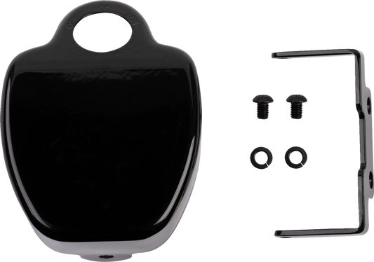 Drag Specialties Black Ignition Coil Cover for 2008-2013 Harley Softail FXCW FXS