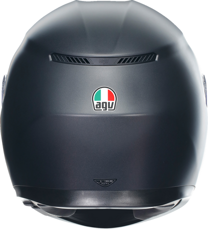AGV K3 Mono Matte Black Unisex Adult Motorcycle Street Race Full Face Helmet