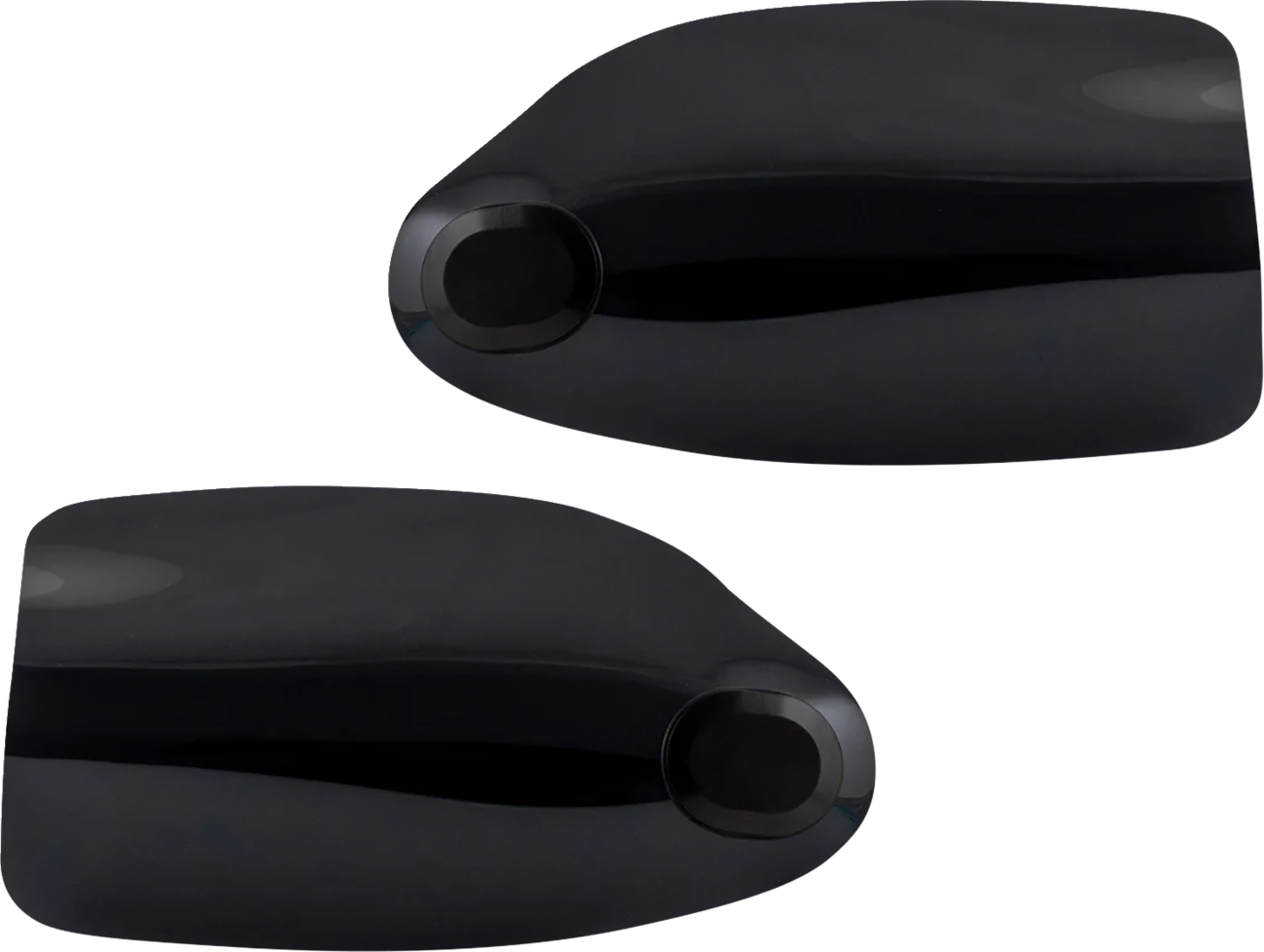 Klock Werks Flare Black Hand Guards fits 1982-2025 Harley Davidson Cable Clutch