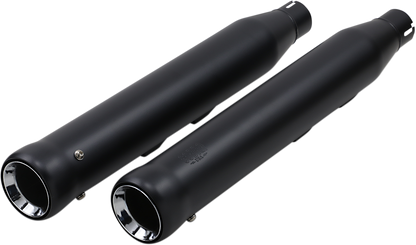 Cobra Neighbor Hater Black Slip-On Motorcycle Mufflers 2005-2017 Harley FLSTN