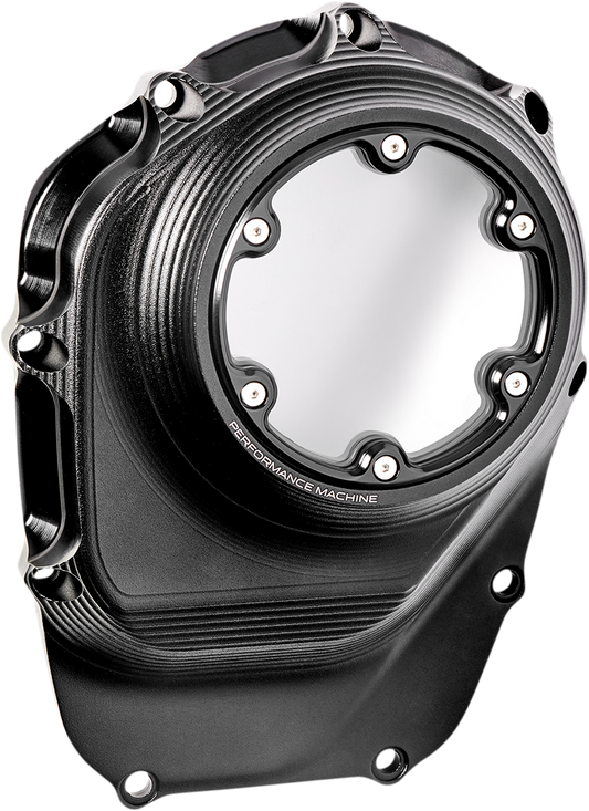 Performance Machine Vision Black Ops Cam Cover 2017-2021 Harley Touring Softail