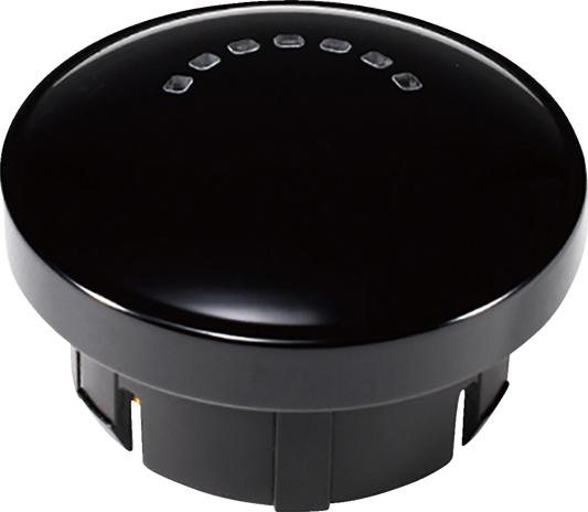 Drag Specialties Black LED Fuel Gauge for 2008-2025 Harley Touring Softail Dyna